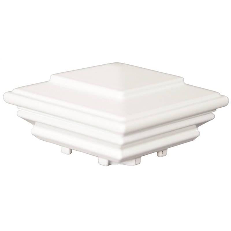 Regal White Decorative Post Cap