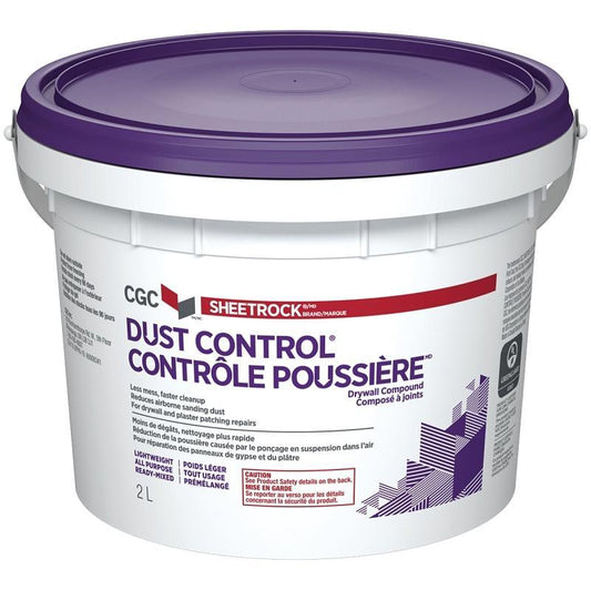 Dust Control Drywall Mud - 2L