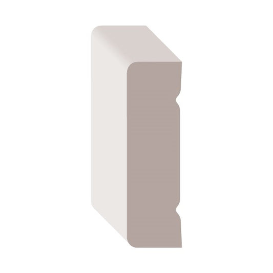 3/8" X 1 1/4" X 14' Primed F-J Square Stop - 03422