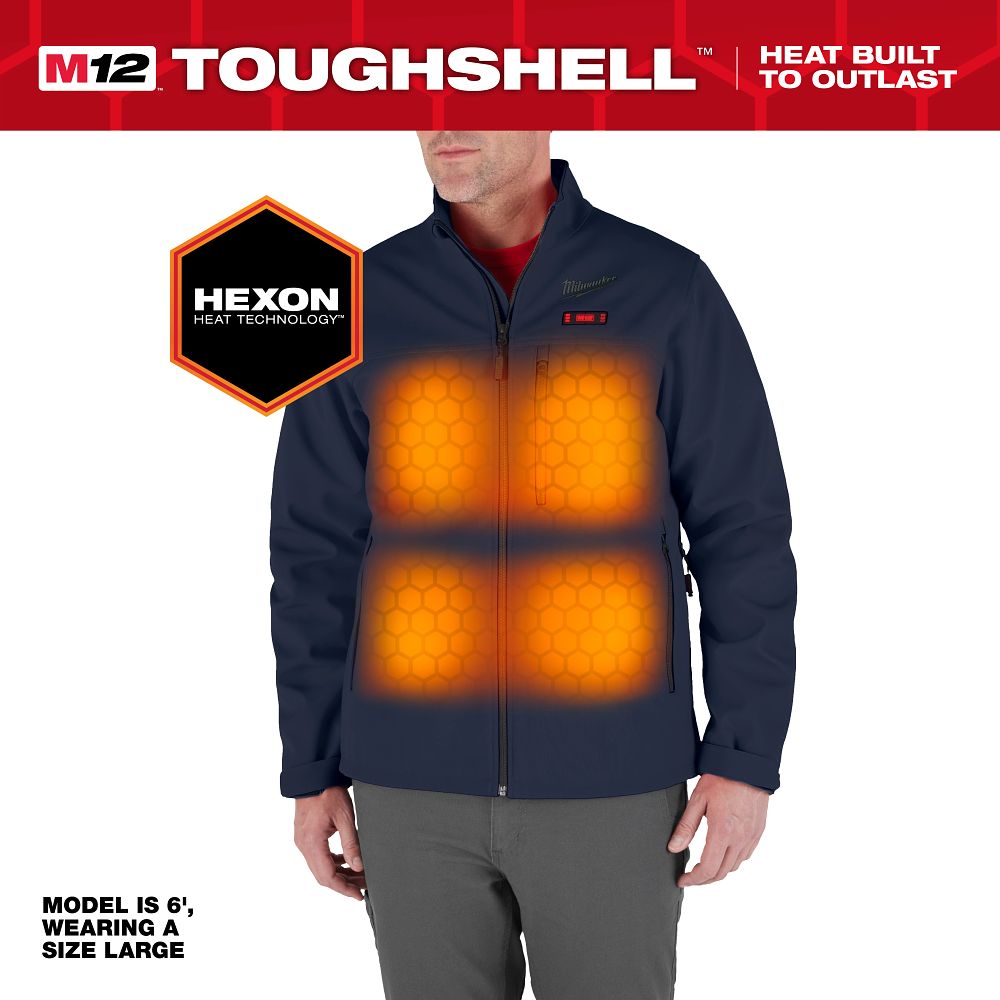 Milwaukee M12 Navy Heated Jacket Small M100U-21S