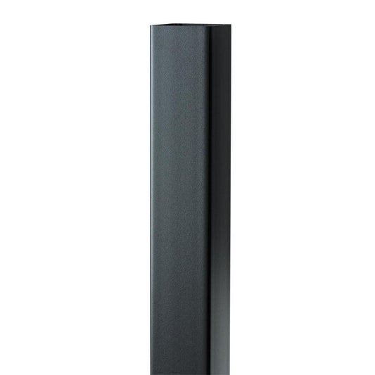 3" X 38 1/4" Timbertech Black Post W/Cap & Skirt