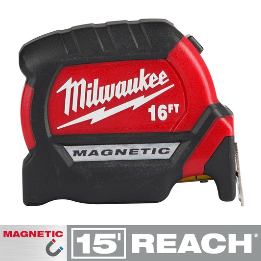 Milwaukee 16' Compact Mag Tape Measure 48-22-0316