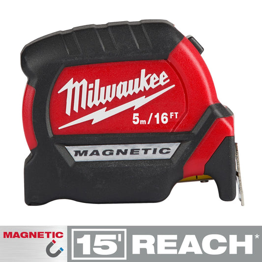 Milwaukee 5M/16' Compact Mag Tape Measure 48-22-0317